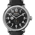 Texas A&M Shinola Watch, The Runwell 47mm Black Dial - Image 1