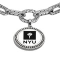 NYU Amulet Bracelet by John Hardy with Long Links and Two Connectors - Image 3