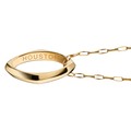 Houston Monica Rich Kosann Poesy Ring Necklace in Gold - Image 3