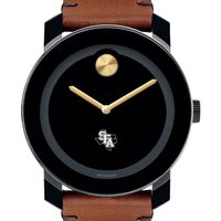 Stephen F. Austin State University Men's Movado BOLD with Brown Leather Strap