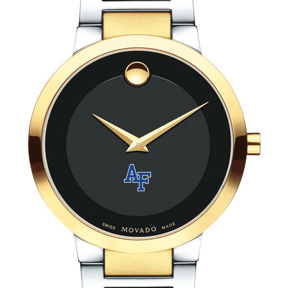 US Air Force Academy Men's Movado Two-Tone Modern Classic Museum with Bracelet