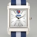 US Coast Guard Academy Collegiate Watch with NATO Strap for Men - Image 1