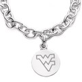 West Virginia University Sterling Silver Charm Bracelet - Image 2