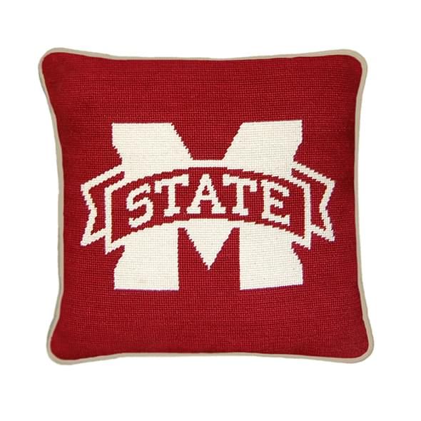 Mississippi State Handstitched Pillow