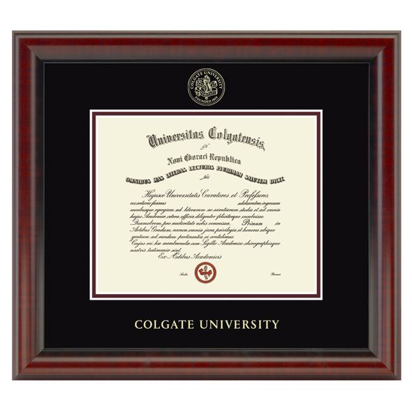 Colgate University Diploma Frame, the Fidelitas - Image 1