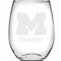 Michigan Stemless Wine Glasses Made in the USA - Set of 4 - Image 2