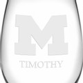 Michigan Stemless Wine Glasses Made in the USA - Set of 4 - Image 3