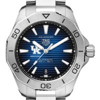University of Kentucky Men's TAG Heuer Steel Automatic Aquaracer with Blue Sunray Dial