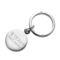 Texas McCombs Sterling Silver Insignia Key Ring