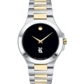 Rice Men's Movado Collection Two-Tone Watch with Black Dial - Image 2