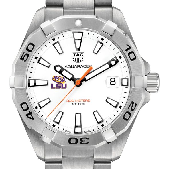Louisiana State University Men's TAG Heuer Steel Aquaracer - Image 1