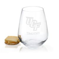 UCF Stemless Wine Glasses - Set of 4