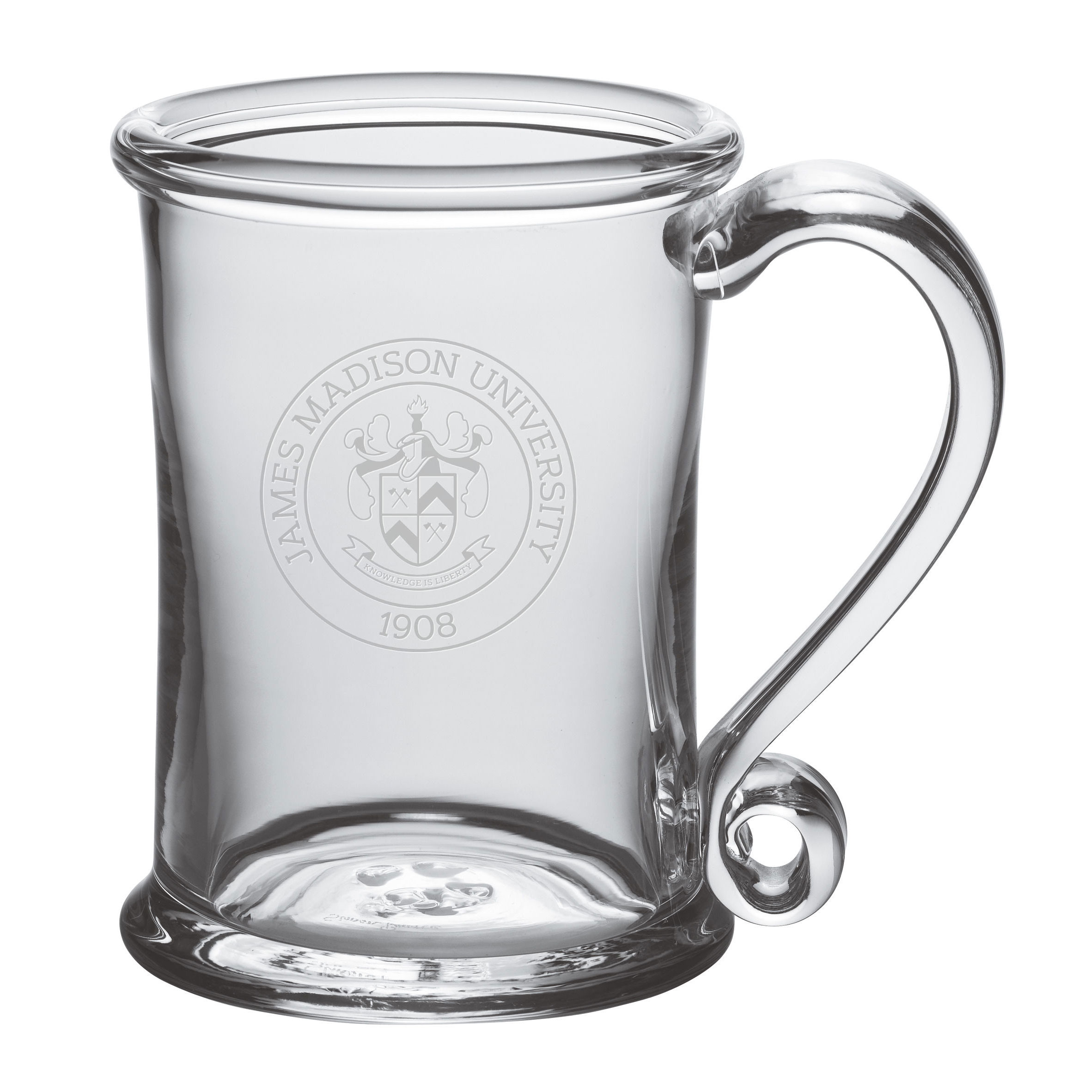 James Madison Glass Tankard by Simon Pearce