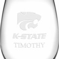 Kansas State Stemless Wine Glasses Made in the USA - Set of 4 - Image 3
