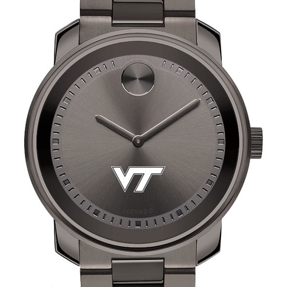 Virginia Tech Men's Movado BOLD Gunmetal Grey