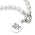 Chicago Booth Pearl Bracelet with Sterling Silver Charm - Image 2