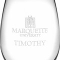 Marquette Stemless Wine Glasses Made in the USA - Set of 2 - Image 3