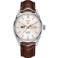 click to view MIT Men's TAG Heuer Day/Date Carrera with Silver Dial & Strap - Image 2