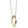 Appalachian State Monica Rich Kosann Poesy Ring Necklace in Gold - Image 1