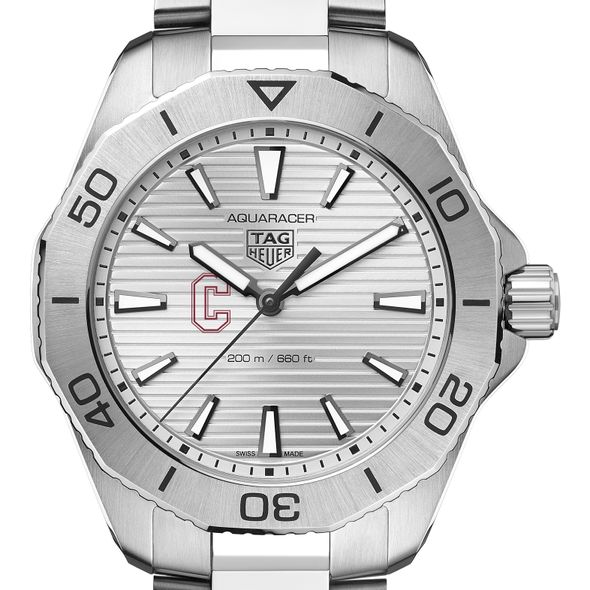 Charleston Men's TAG Heuer Steel Aquaracer with Silver Dial - Image 1