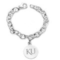 University of Kansas Sterling Silver Charm Bracelet - Image 1