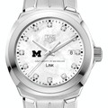 University of Michigan TAG Heuer Diamond Dial LINK for Women - Image 1