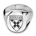 Harvard Business School Sterling Silver Oval Signet Ring - Image 1