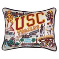 USC Embroidered Pillow - Image 1