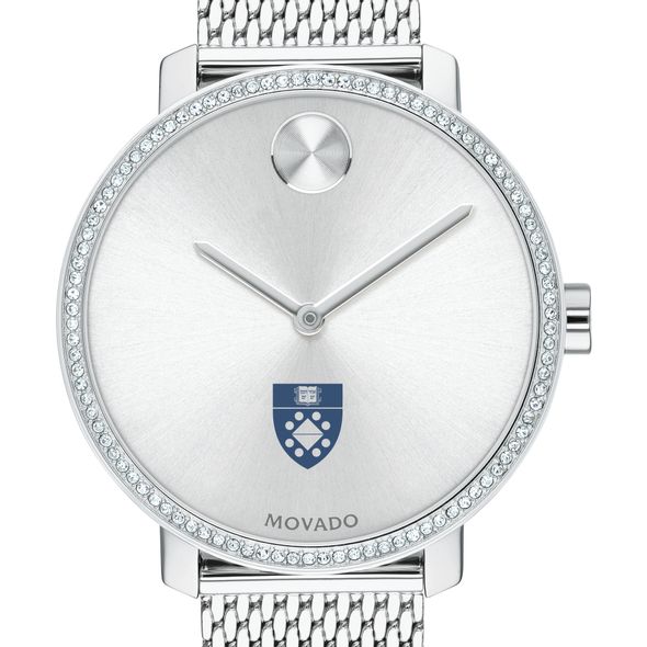 Yale SOM Women's Movado Bold with Crystal Bezel & Mesh Bracelet - Image 1