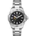 Tuskegee Men's TAG Heuer Steel Aquaracer with Black Dial - Image 2