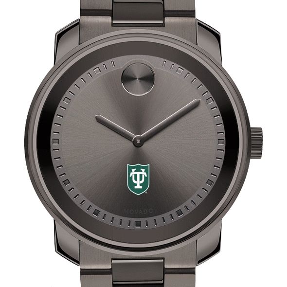 Tulane University Men's Movado BOLD Gunmetal Grey