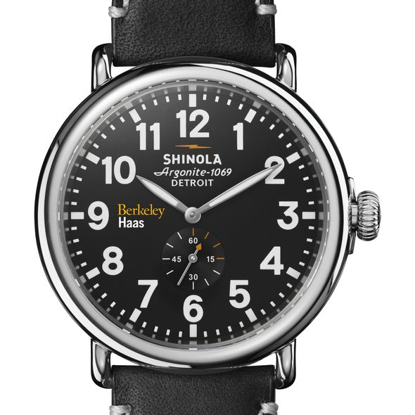 Berkeley Haas Shinola Watch, The Runwell 47mm Black Dial - Image 1