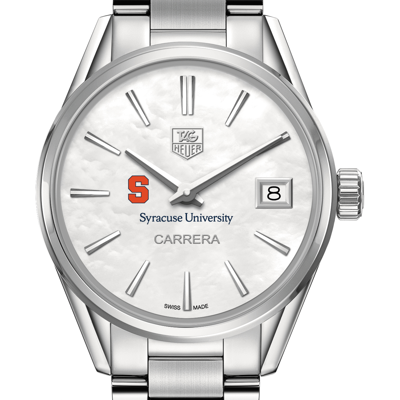 Syracuse University Women's TAG Heuer Steel Carrera with MOP Dial