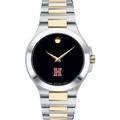 Harvard Men's Movado Collection Two-Tone Watch with Black Dial - Image 2