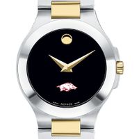 Arkansas Women's Movado Collection Two-Tone Watch with Black Dial