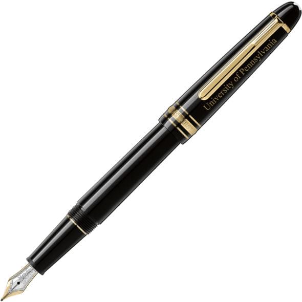 University of Pennsylvania Montblanc Meisterstück Classique Fountain Pen in Gold