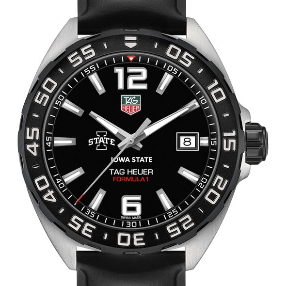 Iowa State University Men's TAG Heuer Formula 1 with Black Dial - Image 1