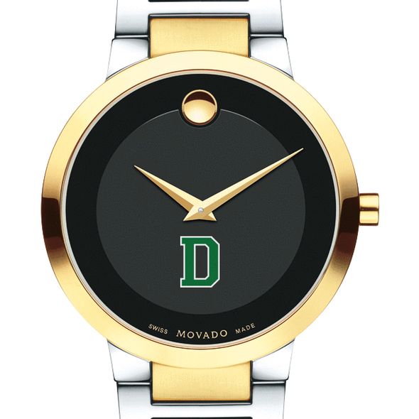 Dartmouth College Men's Movado Two-Tone Modern Classic Museum with Bracelet