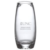 UNC Kenan-Flagler Glass Addison Vase by Simon Pearce