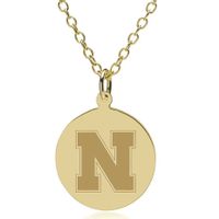 Nebraska 18K Gold Pendant & Chain