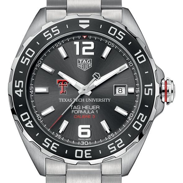 Texas Tech Men's TAG Heuer Formula 1 with Anthracite Dial & Bezel - Image 1