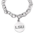 LSU Sterling Silver Charm Bracelet - Image 2