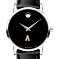 Appalachian State Women's Movado Museum with Leather Strap - Image 1
