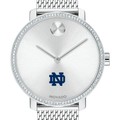 Notre Dame Women's Movado Bold with Crystal Bezel & Mesh Bracelet - Image 1