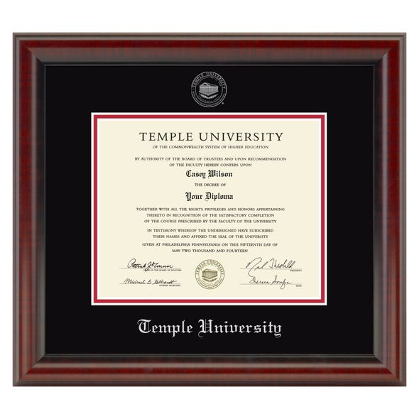 Temple Diploma Frame, the Fidelitas - Image 1
