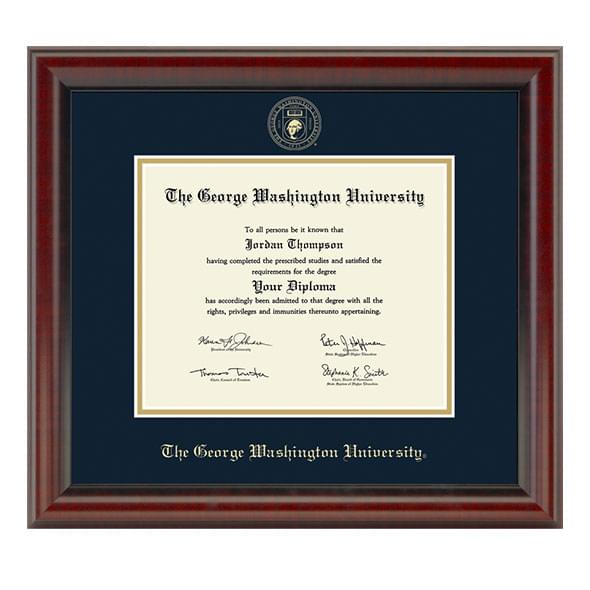 George Washington University Diploma Frame, the Fidelitas