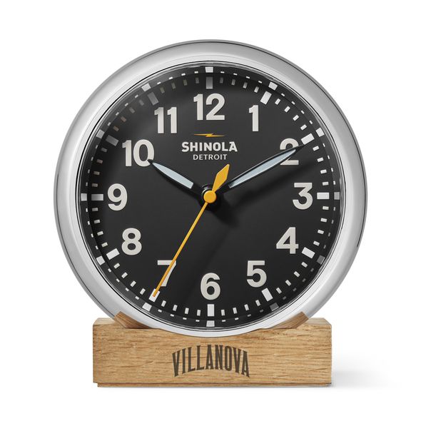 Villanova University Shinola Desk Clock, The Runwell with Black Dial at M.LaHart & Co. - Image 1