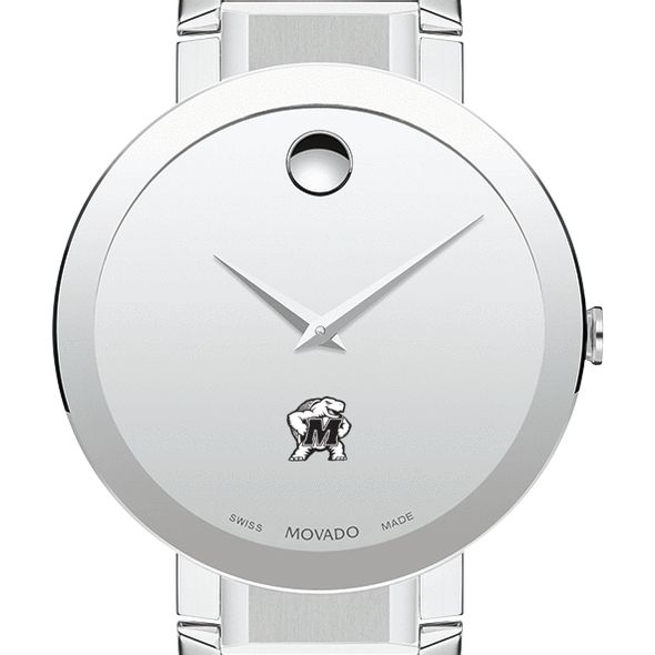 University of Maryland Men's Movado Sapphire Museum with Bracelet