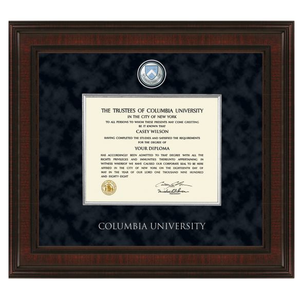 Columbia Diploma Frame - Excelsior - Image 1