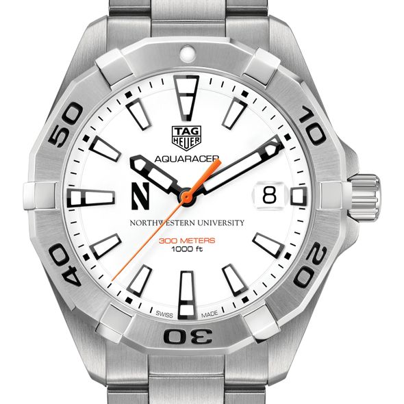 Northwestern University Men's TAG Heuer Steel Aquaracer